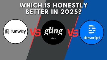 Runway Vs Gling Ai Vs Descript: Which Is Honestly Better in 2025? (Honest Review)