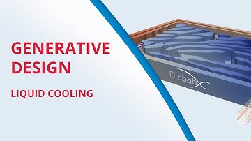 Generative cold plate design for liquid cooling | Generative topology optimization
