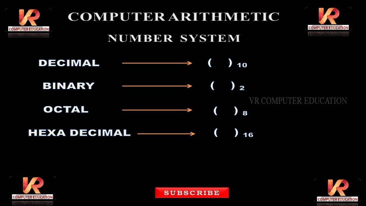 Computer Arithmetic || Rakesh MSC || Class 11 - YouTube