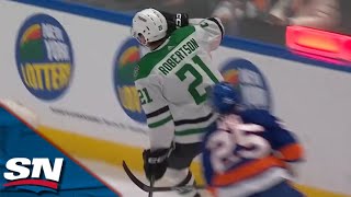 Stars' Jason Robertson Picks Up Pass Between Legs Before Sniping It Past Ilya Sorokin screenshot 4