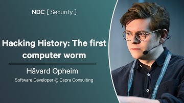 Hacking History: The first computer worm - Håvard Opheim - NDC Security 2025
