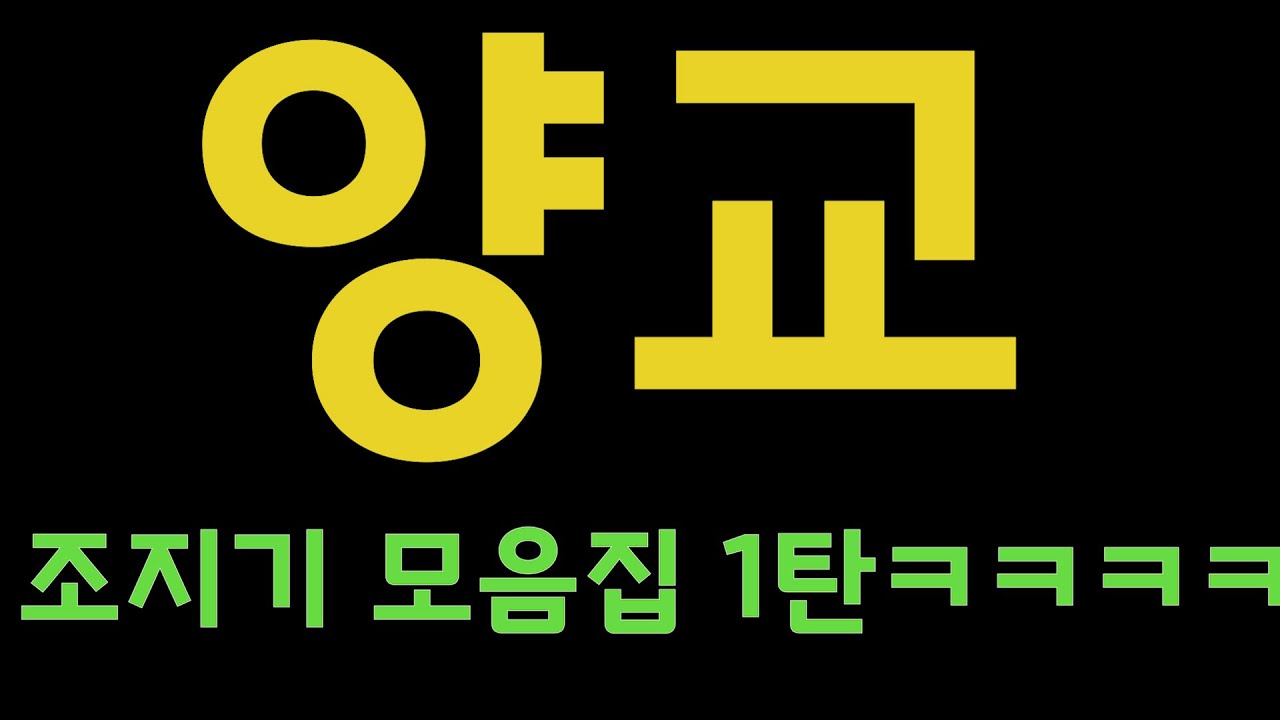 양교 조지기 몰아보기ㅋㅋㅋ