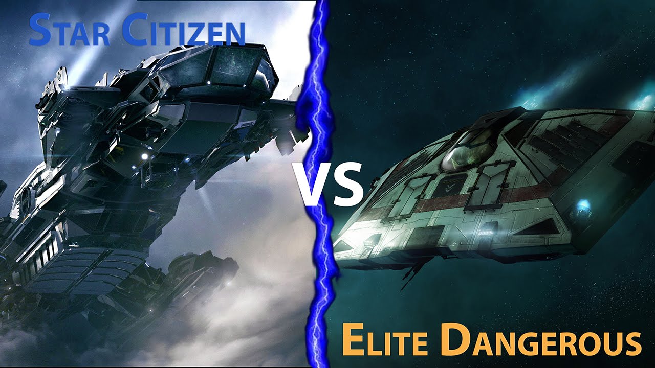 Star Citizen vs Elite Dangerous combat style - YouTube