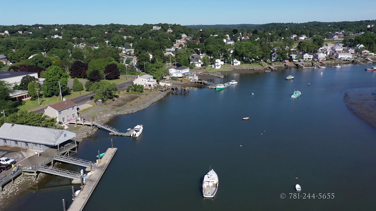 Saugus River Aerial 4K Video Lobster Boats Mavic 2 Pro Drone YouTube