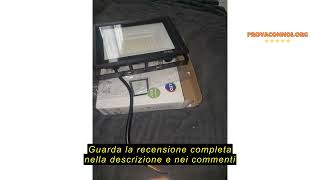 Recensione del Fosingut 100W Faretto LED da Esterno con Sensore di Movimento,10000LM 120 LEDs Proiet