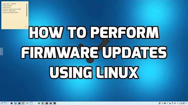 How to perform firmware updates using Linux