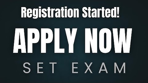 Kerala Set Exam Registration Started for 2026 Exam