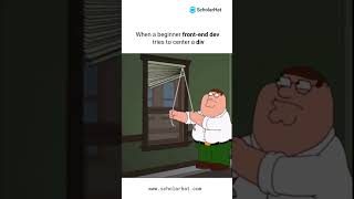 Spends 2 hrs centering a div → Googles it → ‘Just use flexbox’ 🤡
