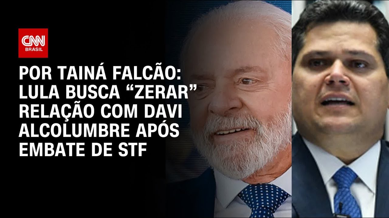 Lula tenta reaproximação com Davi Alcolumbre após impasse sobre Messias no STF | BASTIDORES CNN