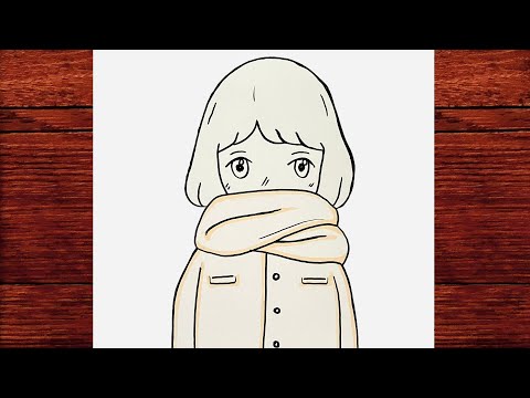 Anime Kız Çizimi Kolay Nasıl Yapılır - Doodle Sanatı Nasıl Çizilir - Çizim Mektebi Çizimleri 2022