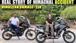 What Really Happened In Our Accident Day? | Himalayan 450 Got Damaged | Full Details