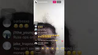 (Splash) Russ says he’s the best drill artist & disses Reeko Squeeze on Instagram live