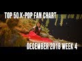 Top 50 K-Pop Songs Chart - December 2018 Week 4 Fan Chart