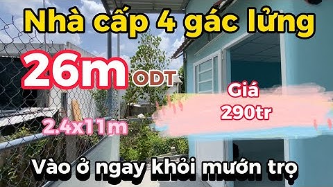 Đất Cần Giuộc Giá Rẻ| Nhà cấp 4 có gác lửng dành cho anh chị em có mức thu nhập thấp.