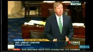 Sen. Lindsey Graham: shut up, no lawyer