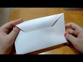 БОЛЬШОЙ КОНВЕРТ С ЗАМКОМ НОВЫЙ СПОСОБ / How to make a large paper envelope