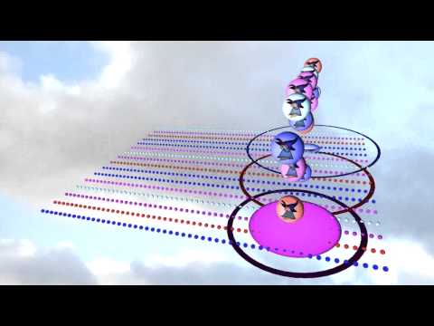 The Sound of a Pendulum Wave - As Bounces with Harmonic Series Pitches - Bounce Metronome Pro