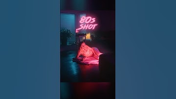 How to Light a Scene like 80s Synthwave #amaran #filmmaking