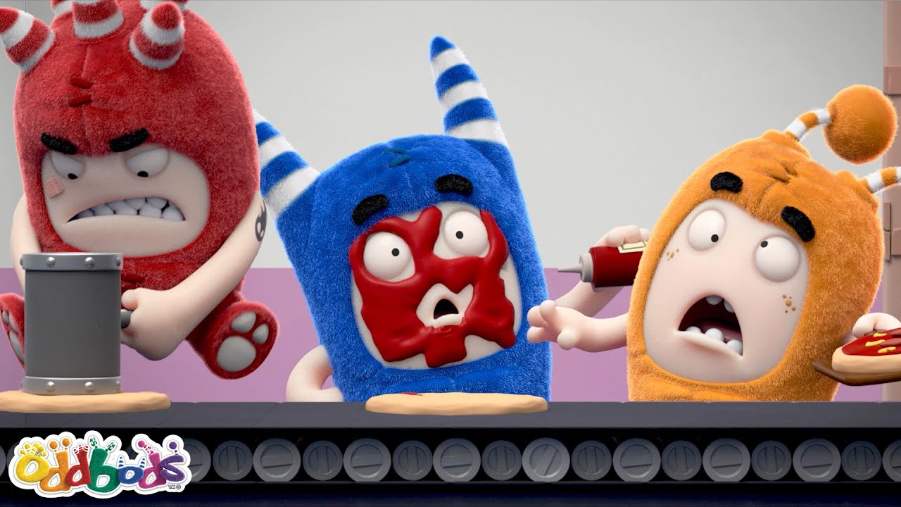 ⁣Чуддики | Сборка пиццы | Смешные мультики для детей Oddbods