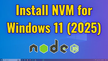 how to install nvm in windows 11