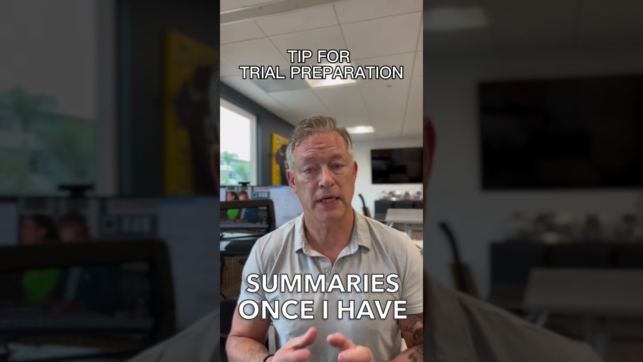 Trial Tip-How I Prepare For Trial EVERY TIME!