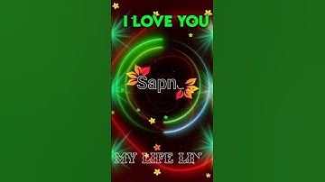 Sapna❤️letter Name status❤️||Name art video😍||WhatsApp status💘|| #shots #youtubeshorts  #trending