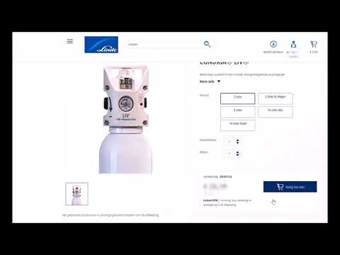 Tutorial Hoe plaats ik een bestelling in de webshop van Linde Healthcare