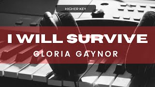 I Will Survive - Gloria Gaynor (Acoustic Karaoke) Higher Key