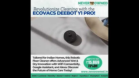 🏠 Revolutionize Your Cleaning with the ECOVACS DEEBOT Y1 PRO! 🚀