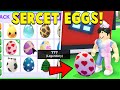 I Hatched EVERY SECRET EGG in Adopt Me Games!