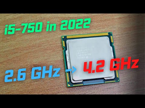Intel I5-750 Overclock To Play In 2022 (구형 옛날 CPU 오버클럭)