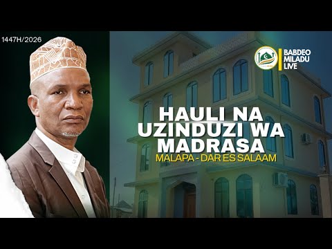 LIVE HAULI YA SHEKH NYOTA NA UZINDUZI WA MADRASA KWA SHEIKH VUMBI MALAPA DSM 1447H 2026 