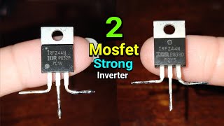 Buat INVERTER menggunakan 2 Mosfet