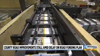 County road improvements stall amid delay on road funding plan