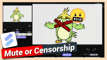 Mute or Censor part of a Video with Beep sound | Spring Video Editing tutorial