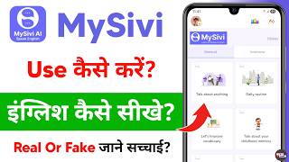 how to use mysivi app - mysivi ai app review screenshot 1