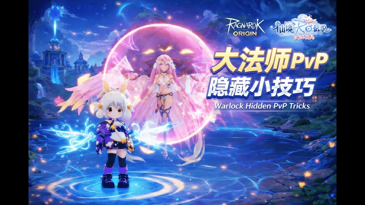 爱如初见大法师PvP隐藏小技巧 90%大法师都不知道的打法 Ragnarok Global Origin Warlock PvP Hidden Tricks 90%warlock don't know