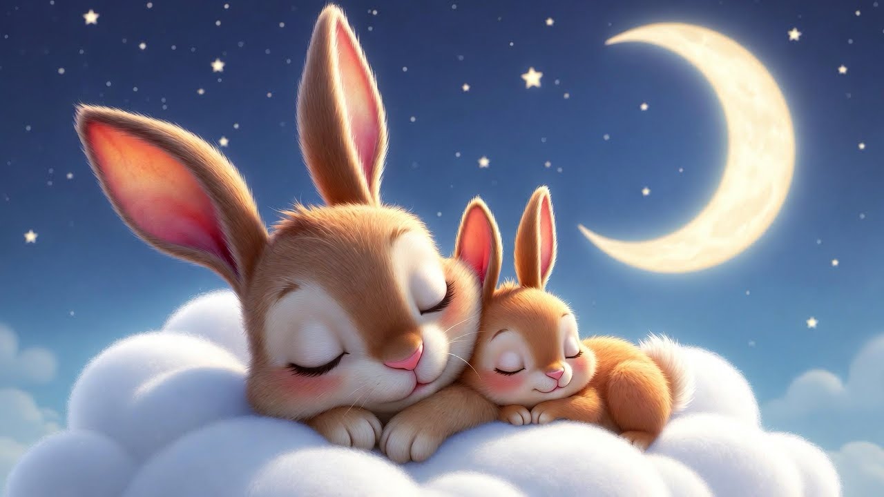 Little Little Star 🐰 Baby Sleep Lullaby | Calming Bedtime Music