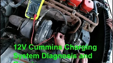 12V Cummins Charging system Diagnosis and Repair