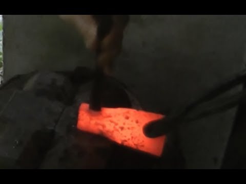 beekeeping gloves Making an Axe / Hatchet from a Leaf Spring - Alternative method!