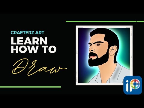[IBISPAINTX] How to draw virat kohli {cartoon} | beginners friendly tutorial | #youtube #viratkohli