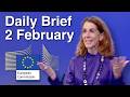 EU Commission Full Briefing 02/02/2026 - Minors Online, Gas, Gaza Rafah, Iran, Portugal, Epstein