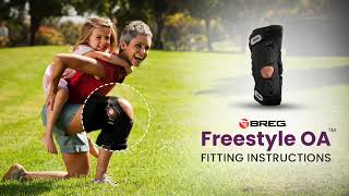 How to Apply the Breg Freestyle OA Knee Brace   Easy Step by Step Guide