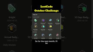 LeetCode September Badge Earned! Join My 30-Day October Challenge 💻🚀 #POTD