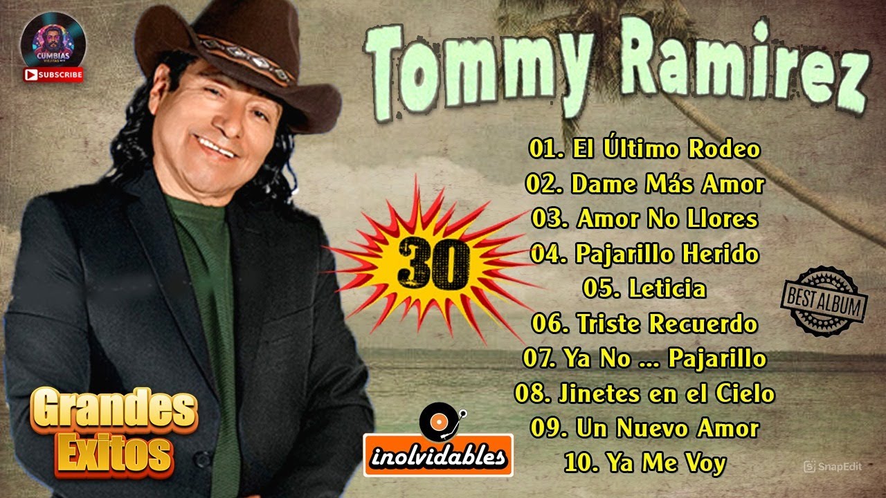 🌴 Tommy Ramírez Legendario 💃 Música Para Bailar Siempre