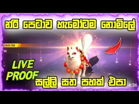 නරිපෙටා නොමිලේ හැමෝටම | fox pet free freefire | freefire fox pet redeem ...