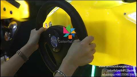 colorfulpark 32 inch coin operated Car Driving simulator arcade game machine