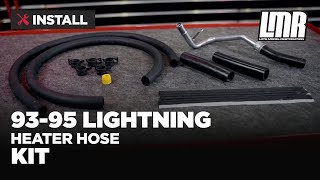 How To Install Svt F150 Lightning Heater Hose Kit 9395