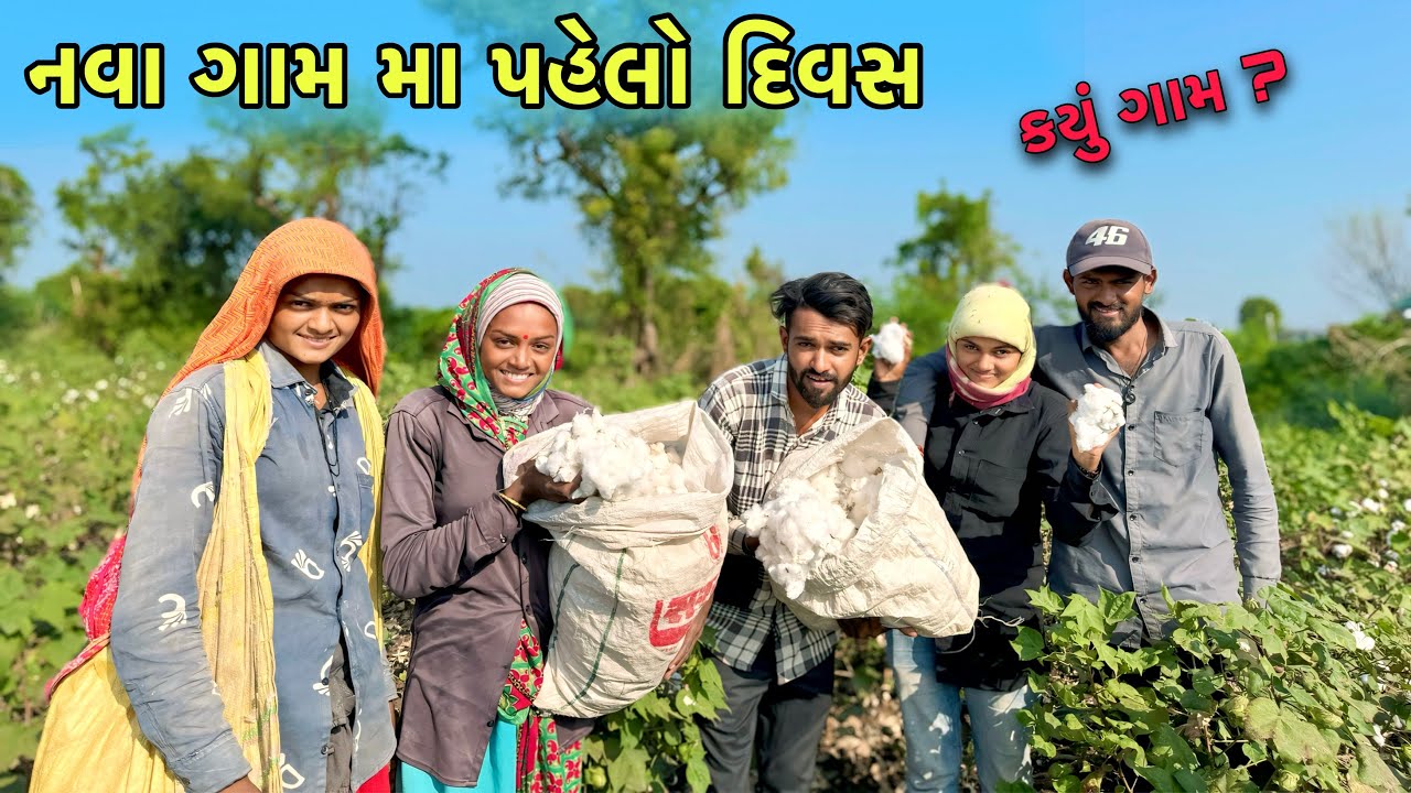 નવા ગામ મા પહેલો દિવસ કેવો ગયો ☺️ | New Village First Day Experience | Work