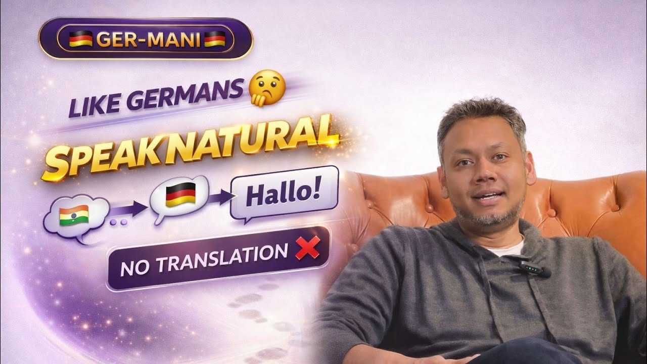 How to adapt German Naturally 🇩🇪 | Can’t Speak German? | German Speaking Tips in Tamil | GER-MANI